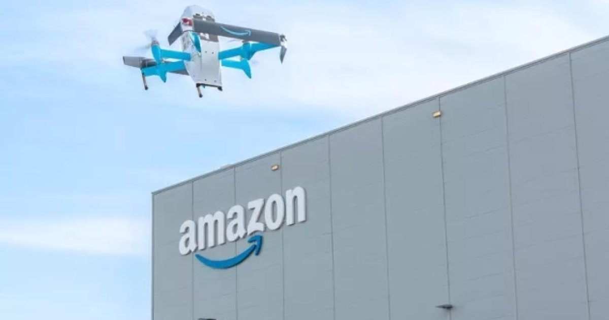 Amazon здійснив першу доставку в Італії за допомогою дрона-кур'єра — відео