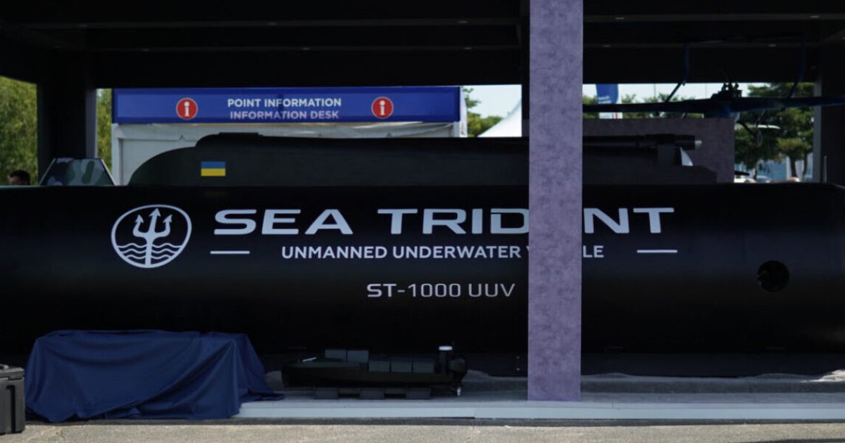 Україна розробила важкий підводний дрон Sea Trident